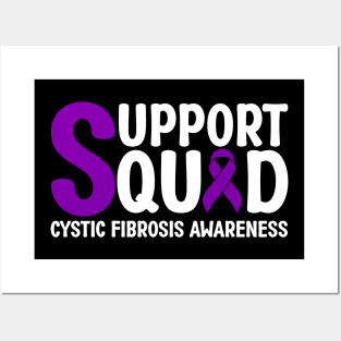 Support Squad Cystic Fibrosis Awareness Posters and Art